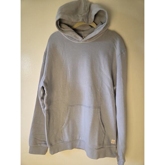 Marine Layer Cloud 9 Relaxed Pullover Fleece Hoodie Mens Large Ballad Blue NWT - Picture 1 of 9